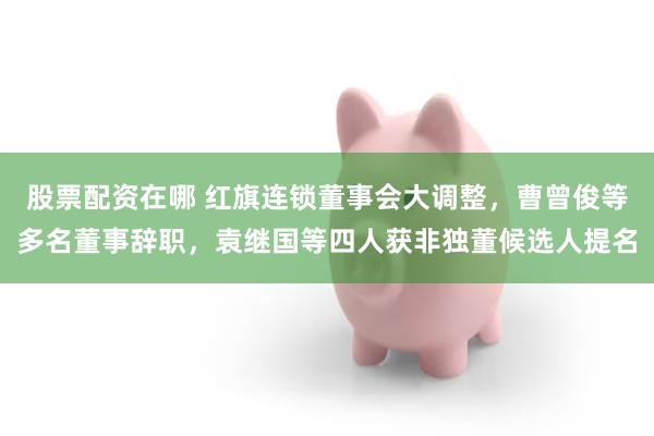 股票配资在哪 红旗连锁董事会大调整，曹曾俊等多名董事辞职，袁继国等四人获非独董候选人提名