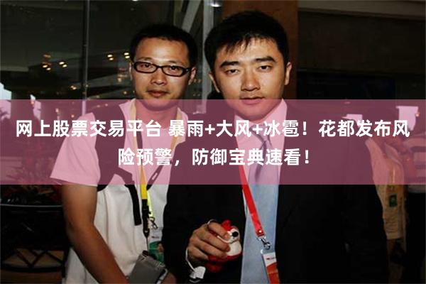 网上股票交易平台 暴雨+大风+冰雹！花都发布风险预警，防御宝典速看！