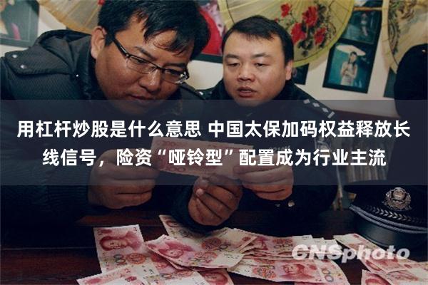 用杠杆炒股是什么意思 中国太保加码权益释放长线信号，险资“哑铃型”配置成为行业主流