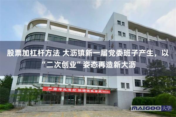 股票加杠杆方法 大沥镇新一届党委班子产生，以“二次创业”姿态再造新大沥