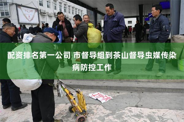 配资排名第一公司 市督导组到茶山督导虫媒传染病防控工作